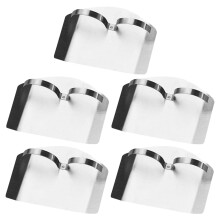 5Stk Edelstahl Fingerschutz Küchenfinger Schutz Für Schneiden Silber