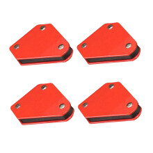 4Stk Mini Magnetische Schweißhalter, Dreiecksform, Für Mehrere