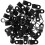 100 Ethernet Kabel Clips Außenhalterung Schwarz 4