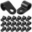 100 Ethernet Kabel Clips Außenhalterung Schwarz 6