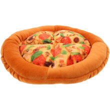 5Stück Katzen Schlafbett Quietschendes Spielzeug Matte Pizza