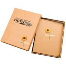 Retro Diy Fotoalbum Kraftpapier Mit Bilderrahmen Für Babyfotos