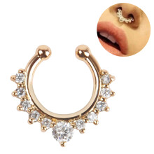 Face Jewelry Gepierct Gouden Legering 1