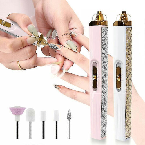 (Silver White)Bzx5 Usb Nail Polisher 2