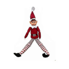 (Red Elf Boy) New Multi Colored Christmas Elves for Girl and Boy Elf Doll Christmas Ornament Gifts Christmas Tree Decoratio Christmas Gift