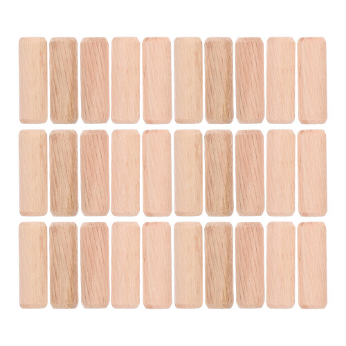 100Pièces Tourillons Bois Marron Pour Assemblage Facile