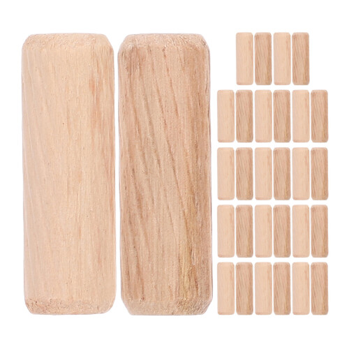 100Pièces Tourillons Bois Marron Pour Assemblage Facile 1