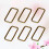 100Stk Metall Gurt Schnalle Halter 9