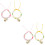 4 Halsband Glöckchen Halsband Bedrucktes Textil 7
