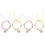 4 Halsband Glöckchen Halsband Bedrucktes Textil 3