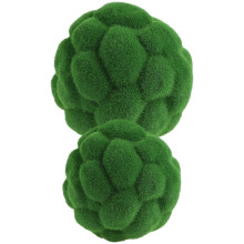 2 Künstliche Gras-Ball-Topiary-Kugeln, Falsche Moosdekoration