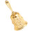 Bell Handbell Kupfer Vintage Design 1 Satz 3