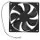 Ventilateur Refroidisseur Pièce 12V 120Mm Brushless Silence 5