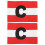 2Stk Captain Armband Nylon Mit Elastizität Zubehör 3