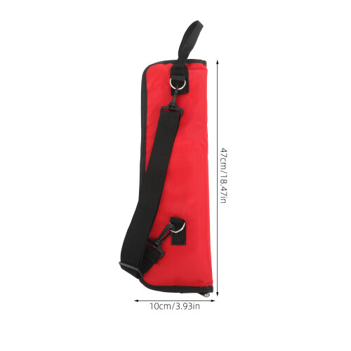 1St Schlagzeugsticks Rot Einkaufstasche Polyester Tragbar 1