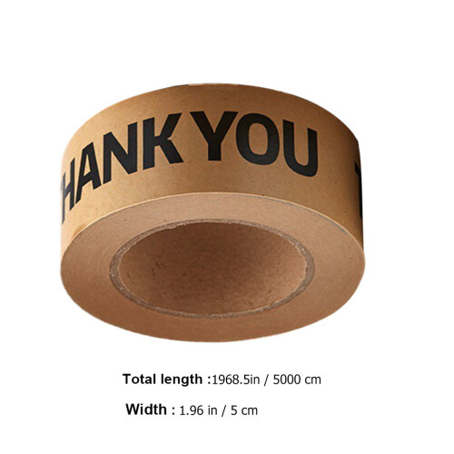 1 Rolle Kraftpapier Klebeband Papp Geschenk 2
