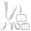 1Set Draagbare Kaart Sleeve Met Aluminium En Polyester Materialen 4