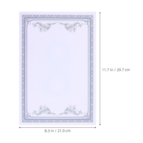 Award Zertifikat Blau Starkes 50 1