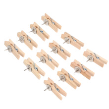 Pin Clips Holz Sortierte Farben 50 1,4 Zoll
