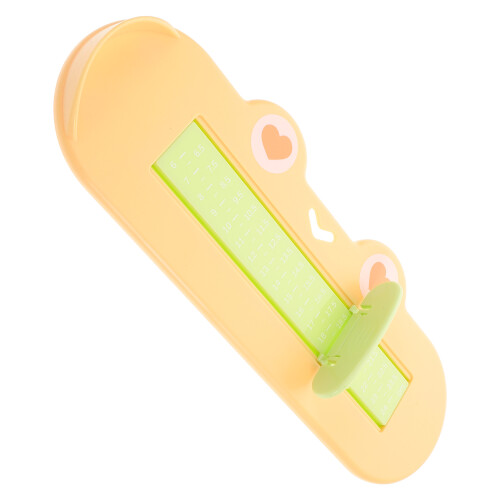 Kinderschuh Messgerät 30x11x3,5 Cm Gelb