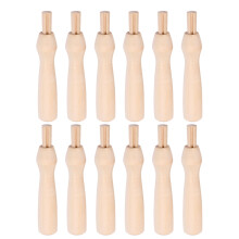 Beige Holz Filzstift Griffe 15 Handgemacht DIY