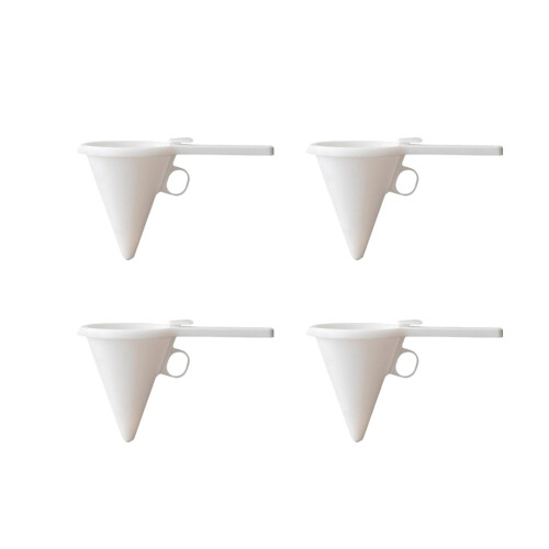 Pancake Batter Dispenser Funnels Weiß Kunststoff 4 2