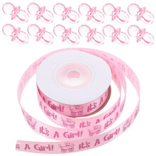 100Stk Baby Schnuller Deko Aus Acryl Rosé Für Baby Shower Party