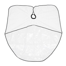 Poncho Wasserdicht Friseur Umhang Polyester 1Stück Weiß