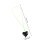 1 Paar Multifunktionale Latzclip-Clips Schwarzer Nylon-Gürtel 2