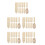 15 Sets Holz Buchzeichen Selbermachen Holzschilder Mit Löchern 9