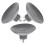 Pvc Saugnapf Robust Pack 3