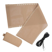 1 Set Outdoor Stuhlbezug Khaki 160,00x49,00x0,30 cm