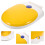 Mlins Kinder Toilettenbrille Gelb U-Form Universal 3