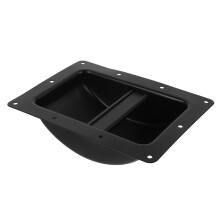 Masteelf Einbau Türgriffe Lautsprechergriff 22,00x16,20x6,00cm Schwarz