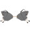 Sunglasses Schmetterlingsform PC Paar 1