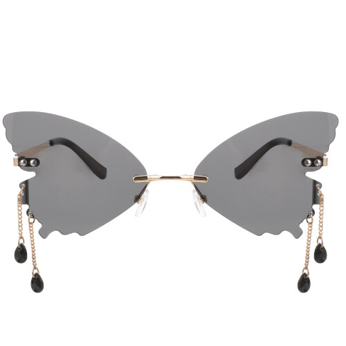 Sunglasses Schmetterlingsform PC Paar 1
