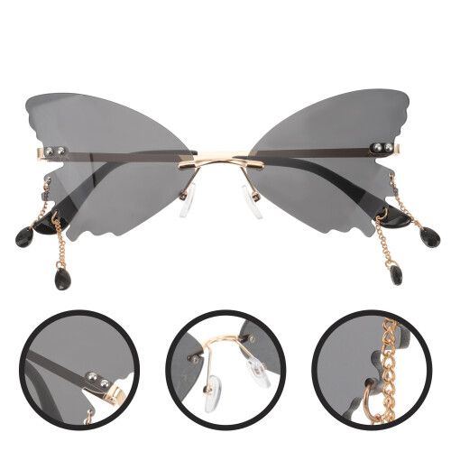 Sunglasses Schmetterlingsform PC Paar 2