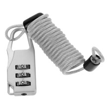 1 Set Anti-Theft Drahtseil Schloss Kabel Reisekabel Stahlseil
