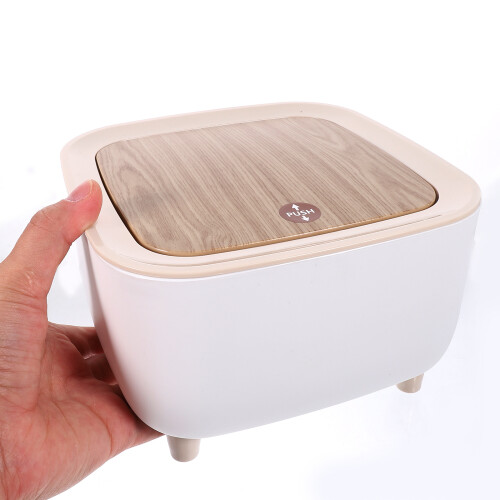 Push Müllbehälter Desktop Auto ABS Aufbewahrungskübel 1