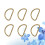 100 D-Ring Schnallen Taschen Ring Halbrunder D-Ring D-Schnalle 5