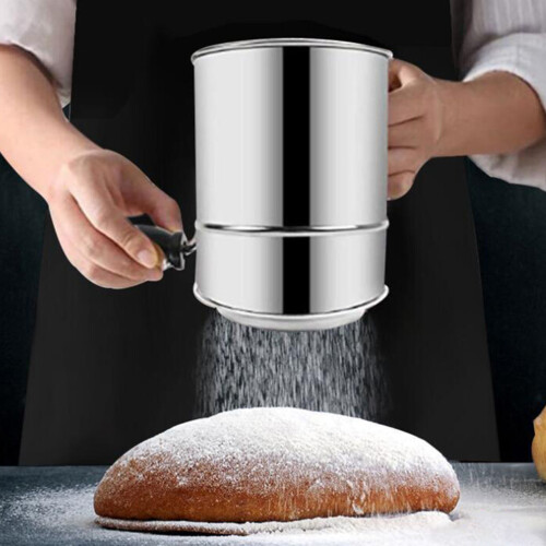 Mehlsieb Hand Mit Großem Griff 1