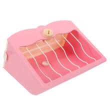 Rabbit Hay Holder Rabbit Futtertrog 25,00x21,00x13,00 cm Rosa