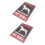 2Stück Schild Rahmenloser Hundeeisen 6