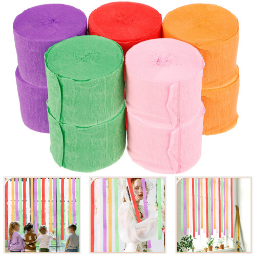 Streamers Krepppapier Grün 10 2