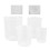 Experimentalbecher Polypropylen 4 Stk Transparent 3