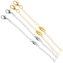 4 Magnetische Halskettenverlängerungen Mit Verschluss Für Schmuck Diy