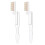 2Pièces Brosse Sourcils Pliable Or Outil Multifonction 5