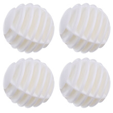 10Stück Golf Streifen Ball Synthetikgummi Weiß