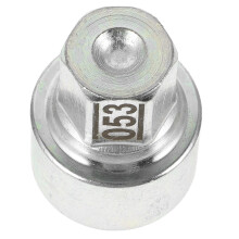 Key Wheel Antibeschlagschrauben 3,20X2,70X2,70 Cm Silber