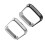 2Pcs Durable Tpu Smart Watch Protective Case Black Anti-Scratch Shell 4